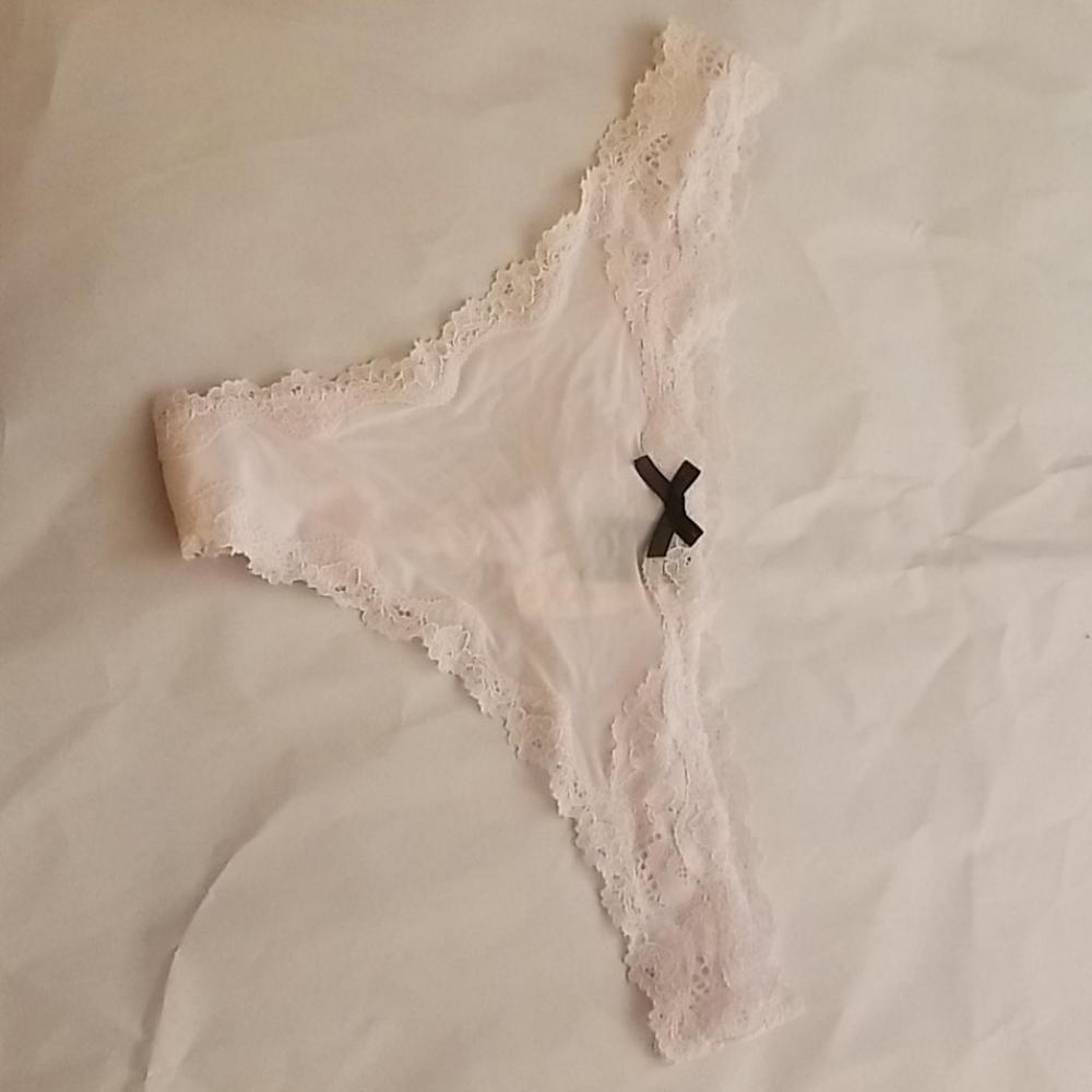 Pale pink victoria's secret thong